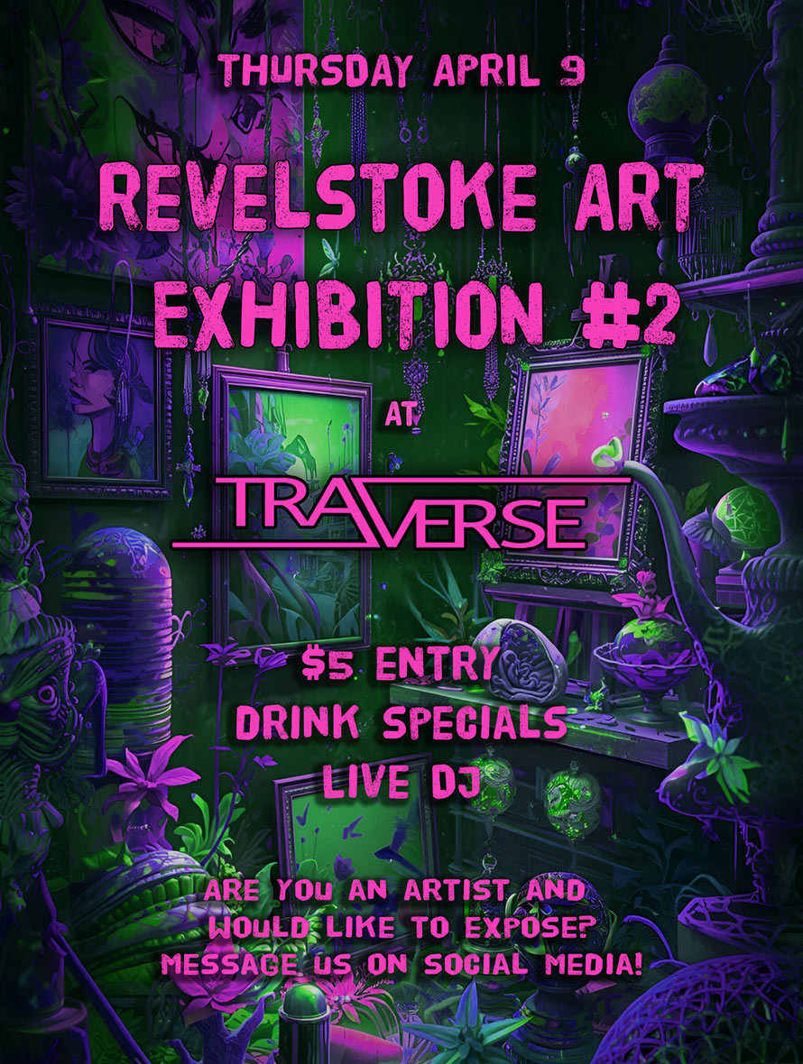 Revelstoke Art event at Traverse