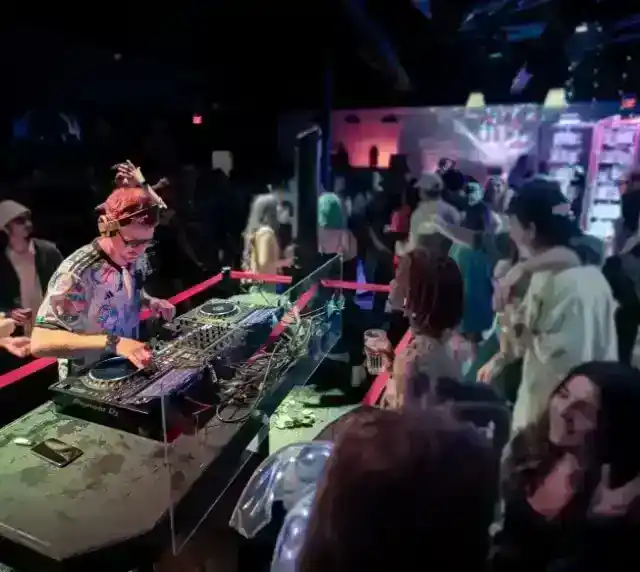 Traverse Revelstoke — packed dance floor energy